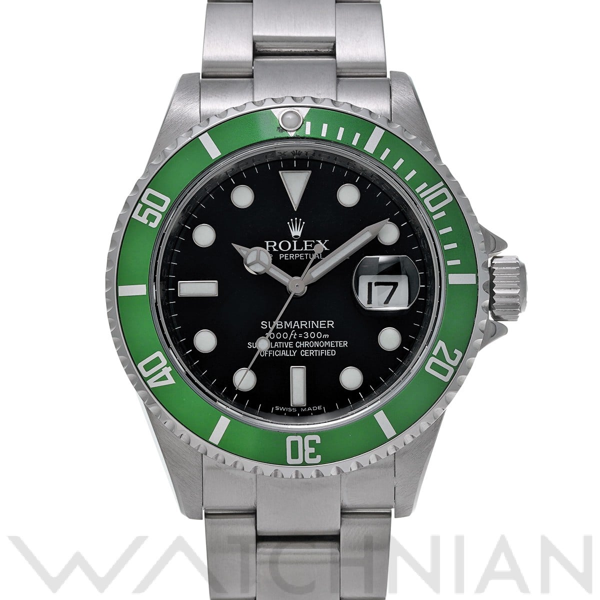 ロレックス サブマリーナ デイト 16610LV ブラック メンズ 時計 【中古】【wristwatch】
