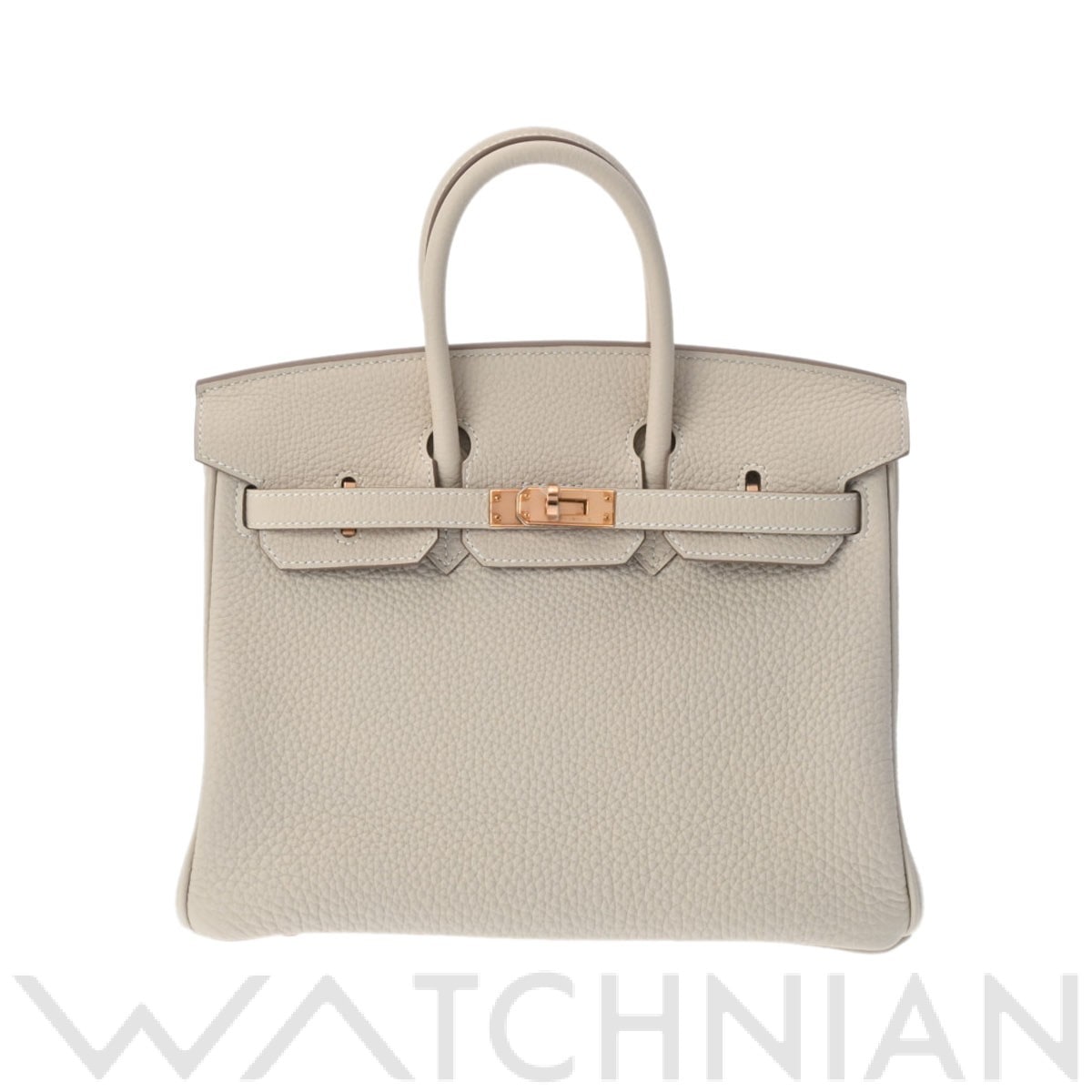エルメス バーキン 25 クレ/ローズゴールド金具 トゴ レディース バッグ 【新品】【bag】