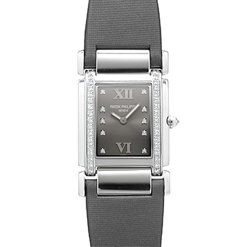 パテック フィリップ トゥエンティ-4 4920G-001 グレー/ダイヤモンド レディース 時計 【中古】【wristwatch】
