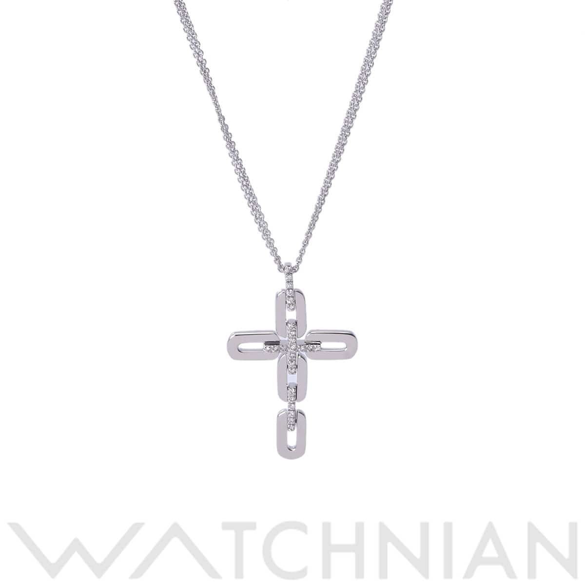 ダミアーニ インフィニティ ネックレス シルバー K18ホワイトゴールド WG レディース ジュエリー 【中古】【jewelry】