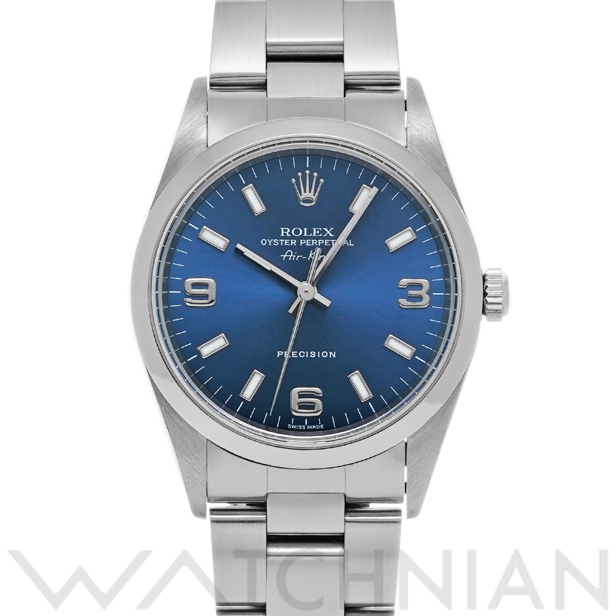 ロレックス エアキング 14000 ブルー メンズ 時計 【中古】【wristwatch】