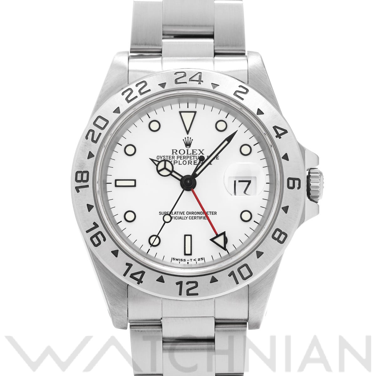ロレックス エクスプローラーII 16570 ホワイト メンズ 時計 【中古】【wristwatch】