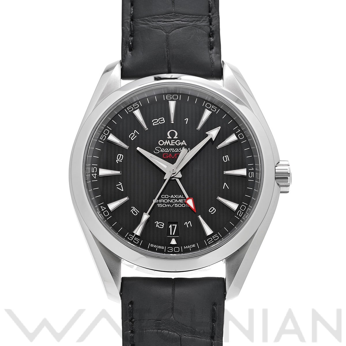 オメガ シーマスター アクアテラ コーアクシャル GMT 231.13.43.22.01.001 ブラック メンズ 時計 【中古】【wristwatch】