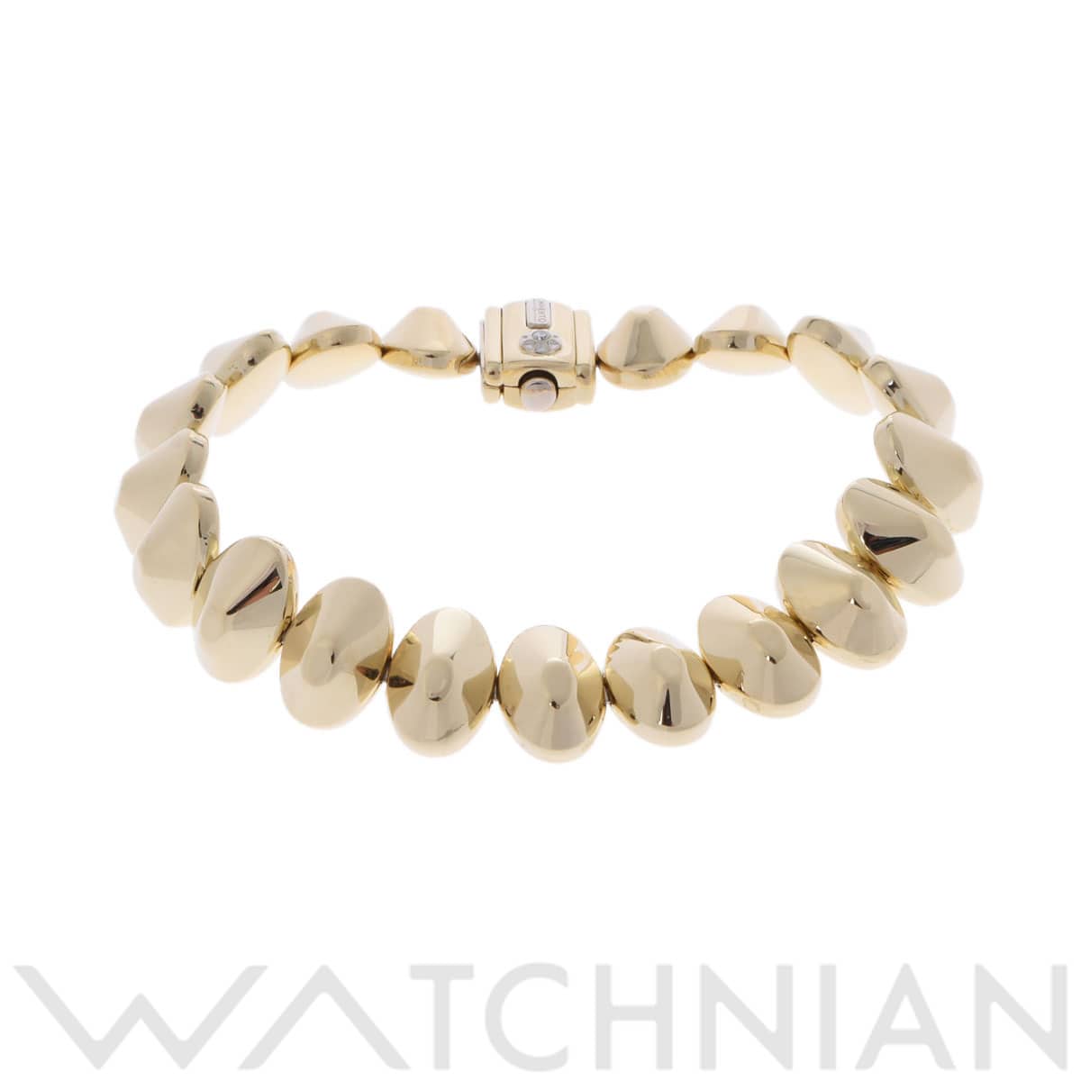 キメント デザインブレスレット 1PD イエローゴールド レディース ジュエリー 【中古】【jewelry】