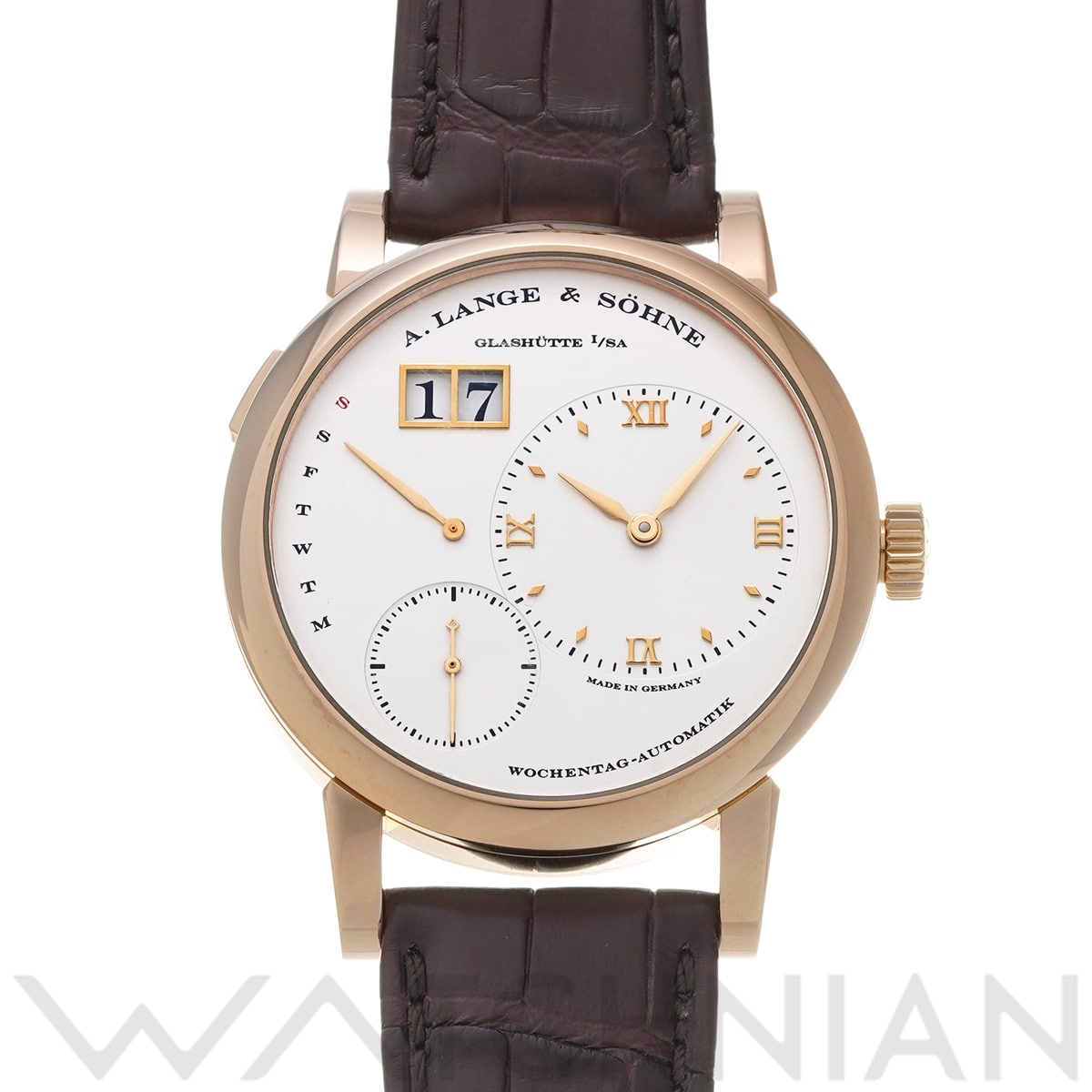 ランゲ&ゾーネ ランゲ1 デイマティック 320.032 LS3204AD シルバー メンズ 時計 【中古】【wristwatch】