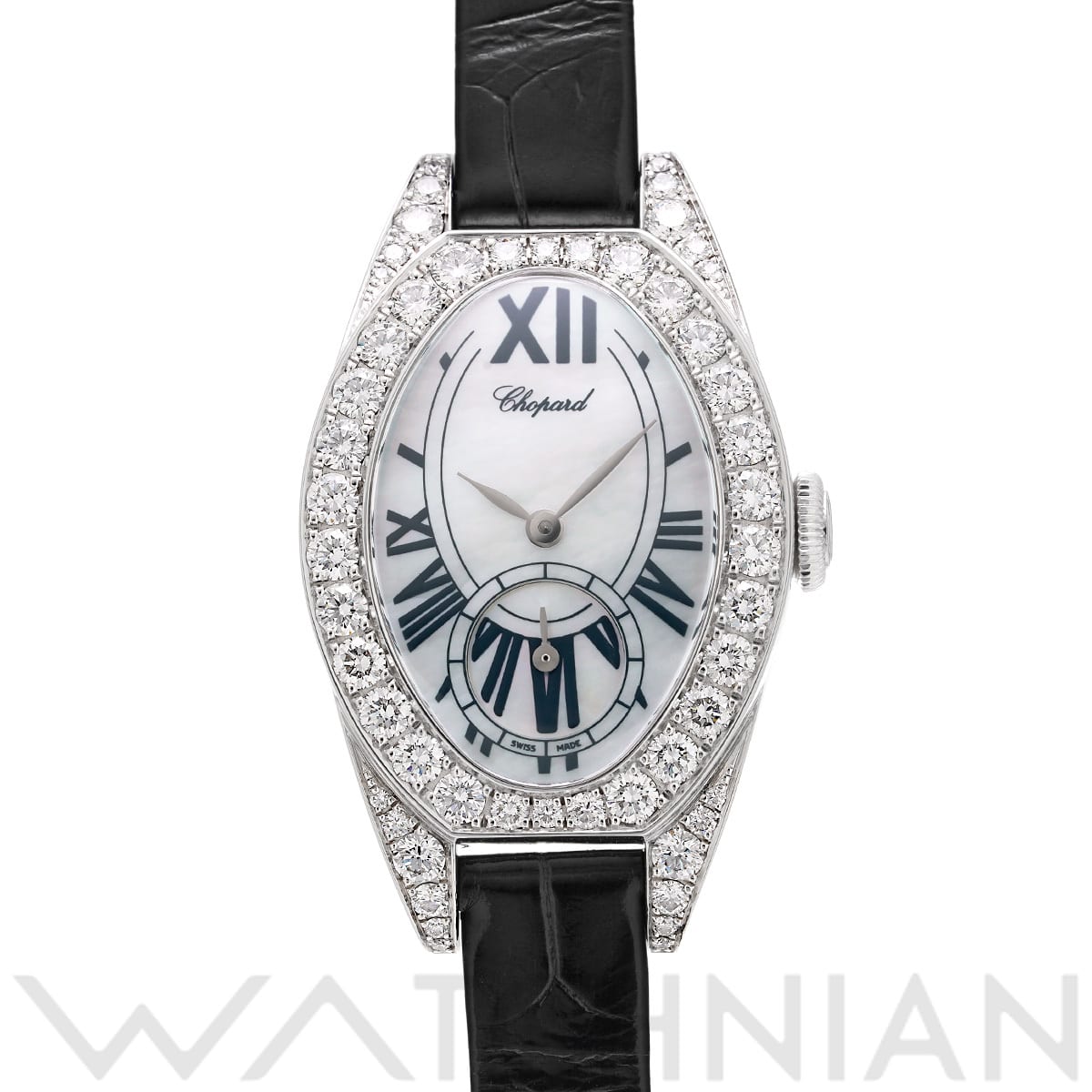 ショパール クラシック 117228-1002 ホワイトシェル レディース 時計 【中古】【wristwatch】