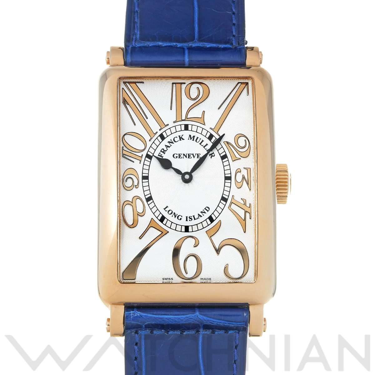 フランクミュラー ロングアイランド レリーフ 1300SCRELIEF シルバー メンズ 時計 【中古】【wristwatch】
