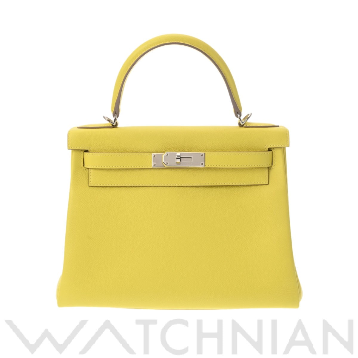 エルメス ケリー 28 内縫い ライム エバーカラー レディース バッグ 【未使用】【bag】