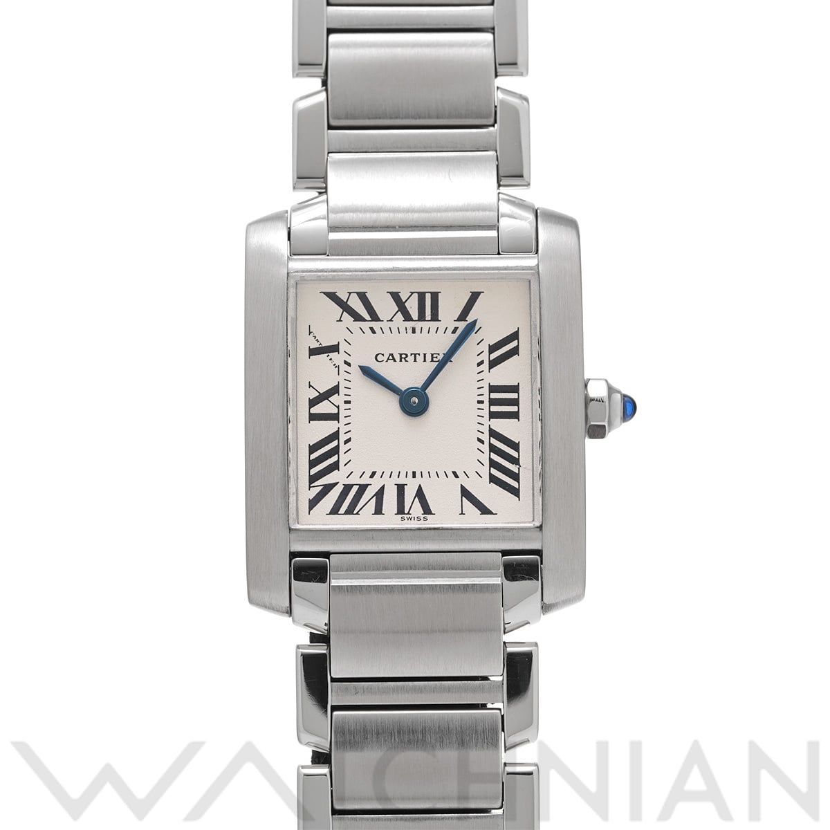 カルティエ タンクフランセーズ SM　 W51008Q3 シルバー レディース 時計 【中古】【wristwatch】