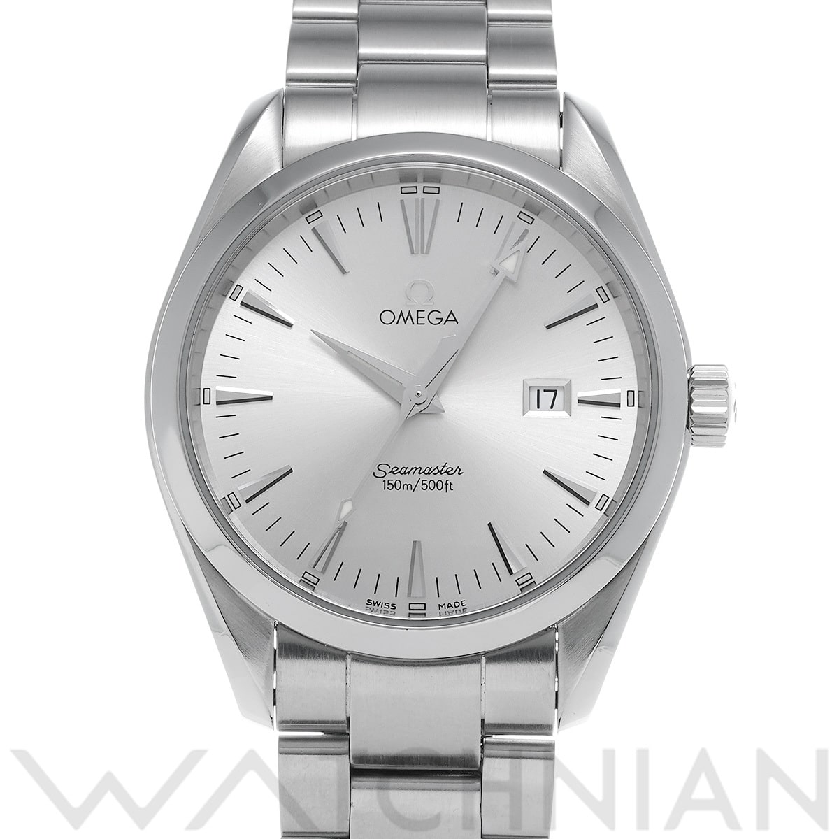 オメガ シーマスター アクアテラ クォーツ 2517.30 シルバー メンズ 時計 【中古】【wristwatch】