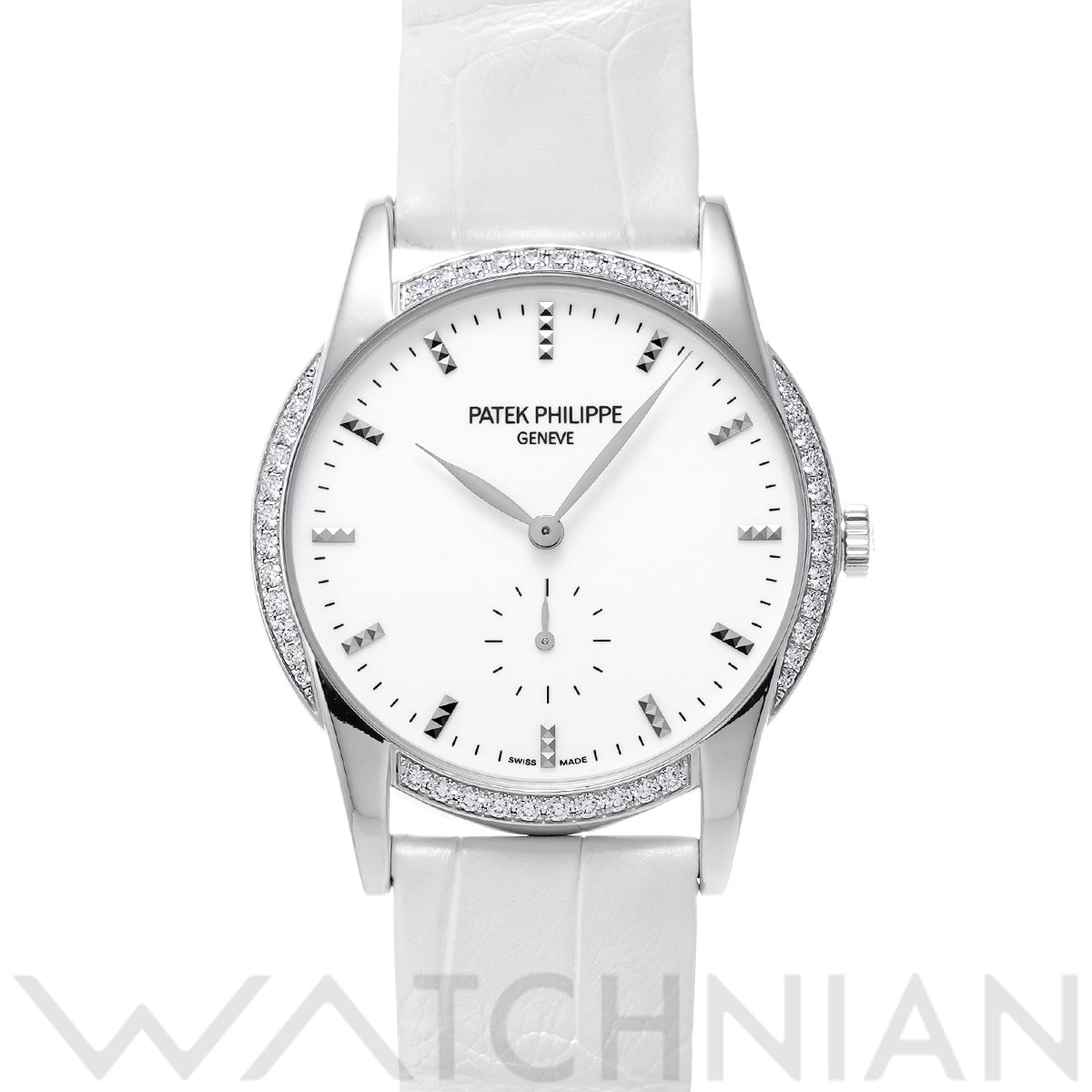 パテック フィリップ カラトラバ  7122/200G-001 ホワイト レディース 時計 【中古】【wristwatch】