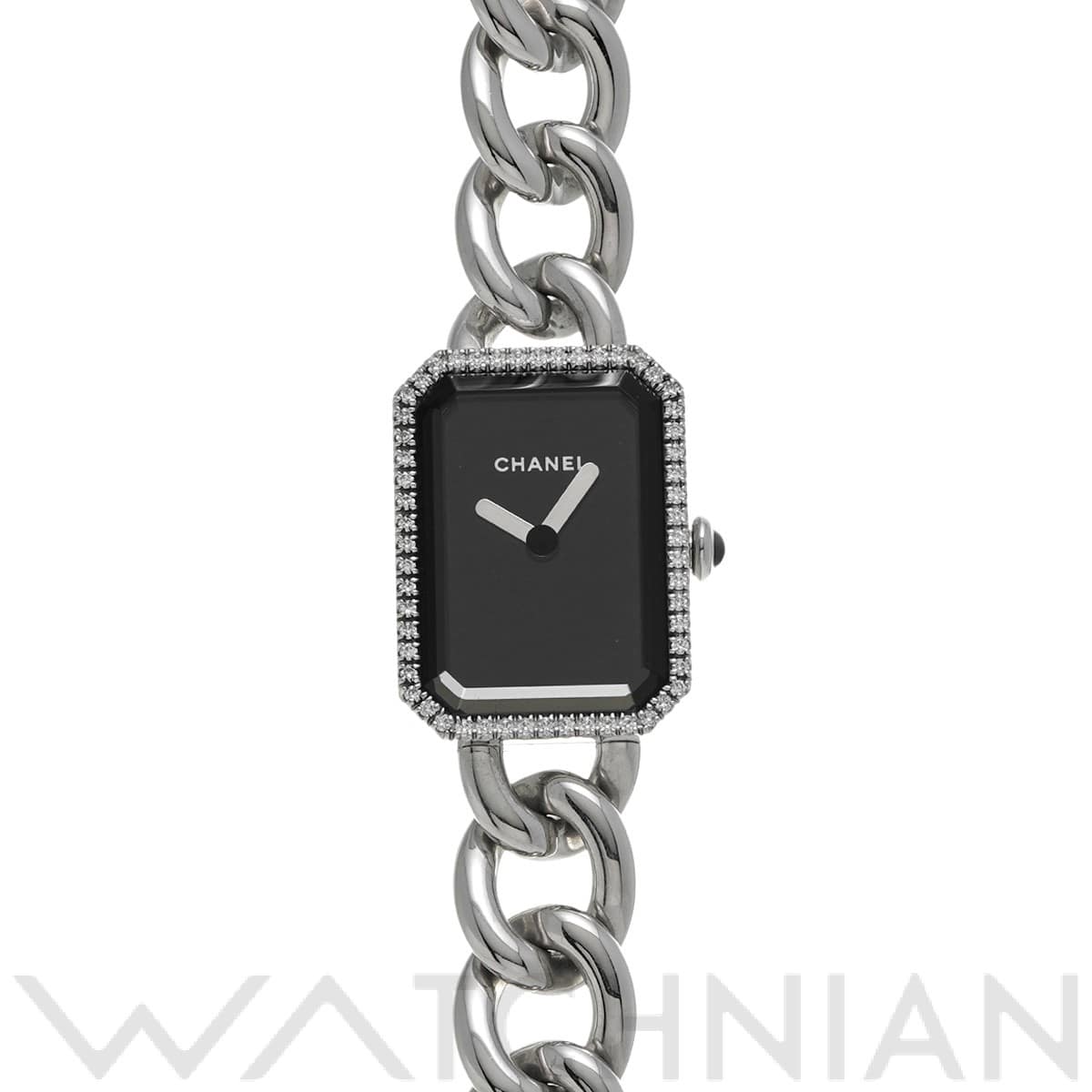 シャネル プルミエール M H3252 ブラック レディース 時計 【中古】【wristwatch】