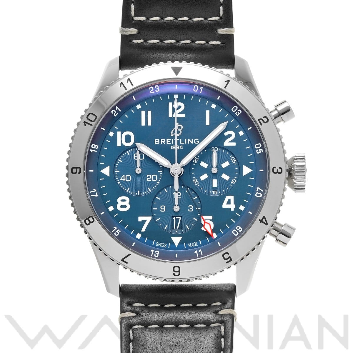 ブライトリング スーパー アヴィ B04 クロノグラフ GMT 46 トリビュート トゥ ヴォート F4U コルセア AB04451A1C1X1 ブルー メンズ 時計 【中古】【wristwatch】