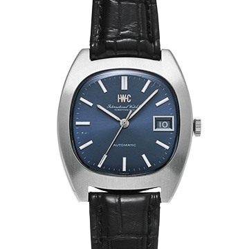 IWC オートマティック クッション 1872 ブルー メンズ 時計 【中古】【wristwatch】