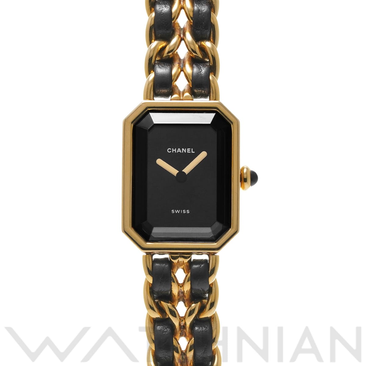 シャネル プルミエール S H0001 ブラック レディース 時計 【中古】【wristwatch】