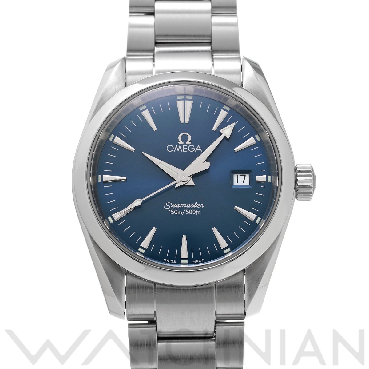 オメガ シーマスター アクアテラ クォーツ 2518.80 ブルー メンズ 時計 【中古】【wristwatch】