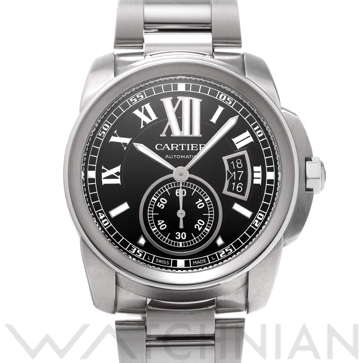 カルティエ カリブル ドゥ カルティエ W7100016 ブラック メンズ 時計 【中古】【wristwatch】