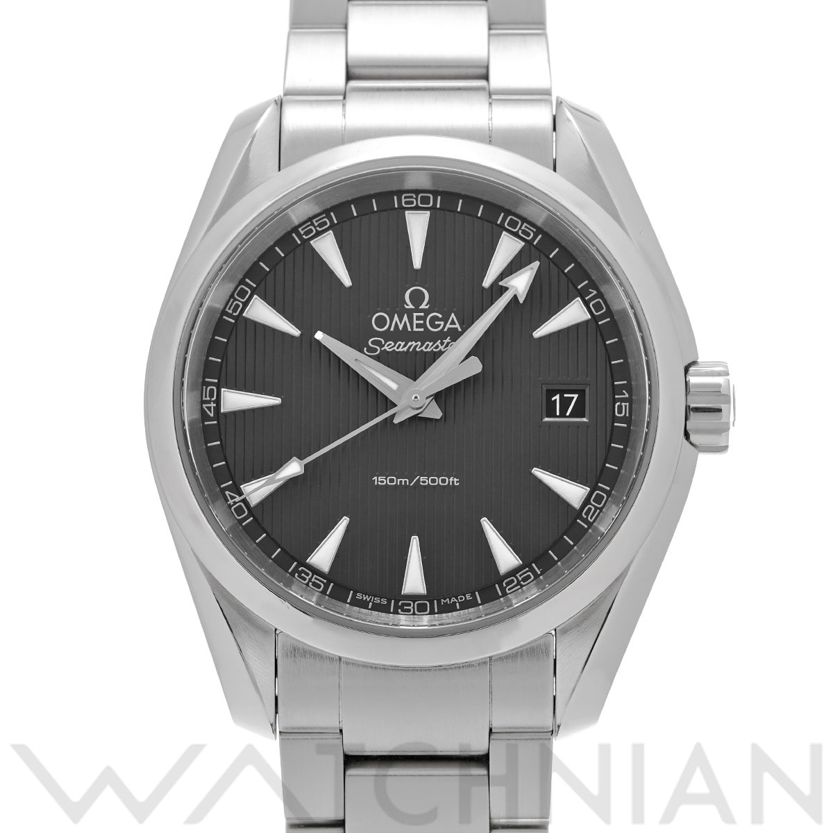 オメガ シーマスター アクアテラ クォーツ 231.10.39.60.06.001 グレー メンズ 時計 【中古】【wristwatch】
