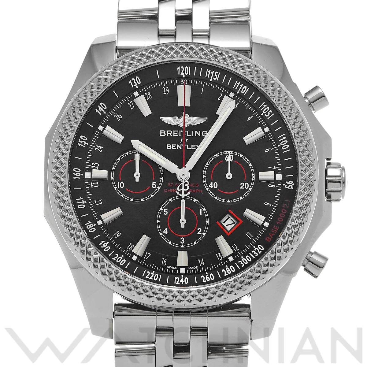 ブライトリング ベントレー バーナート A25368 ブラック メンズ 時計 【中古】【wristwatch】