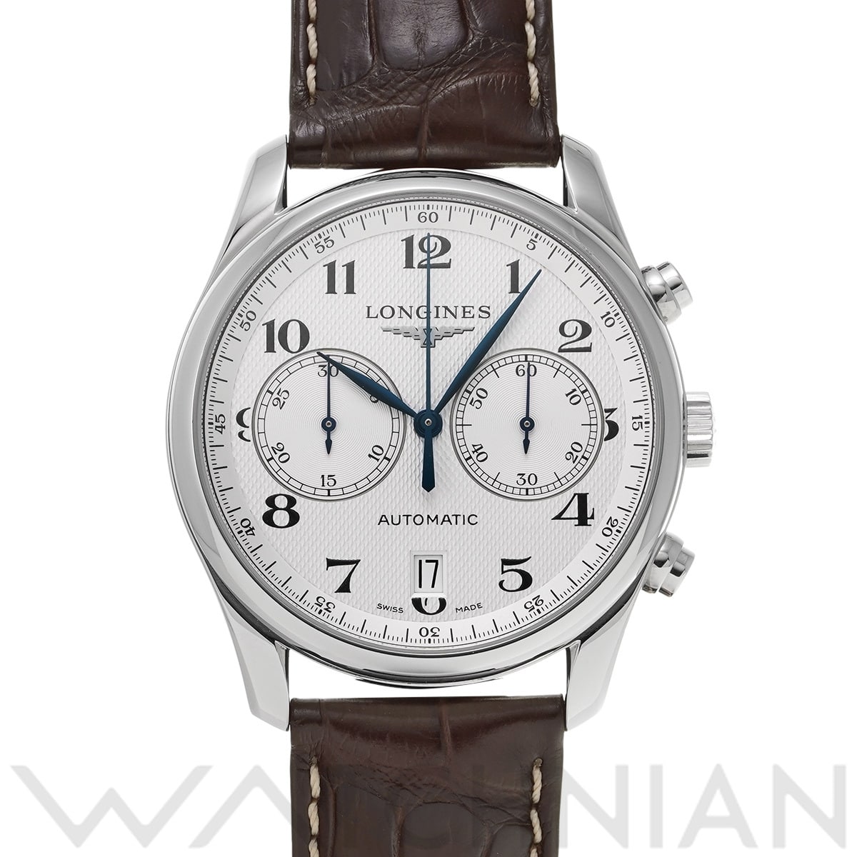 ロンジン マスターコレクション 2カウンター クロノグラフ L2.629.4.78.3 シルバー メンズ 時計 【中古】【wristwatch】
