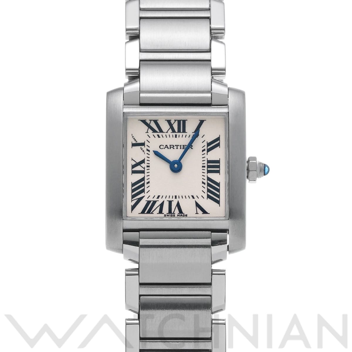 カルティエ タンクフランセーズ SM　 W51008Q3 シルバー レディース 時計 【中古】【wristwatch】