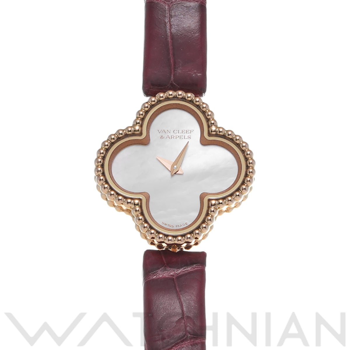 ヴァン クリーフ&アーペル スウィート アルハンブラ VCARO8SF00 ホワイトシェル レディース 時計 【中古】【wristwatch】