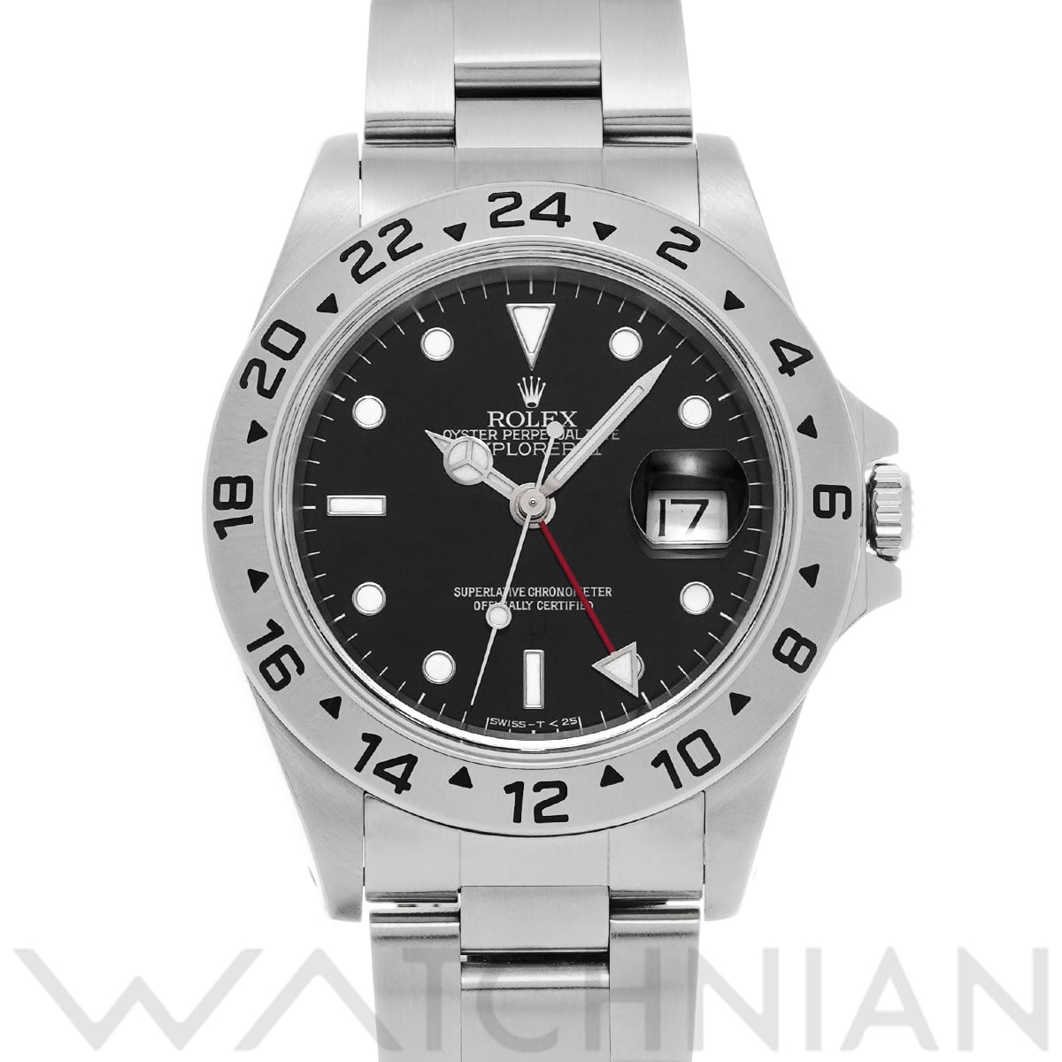ロレックス エクスプローラーII 16570 ブラック メンズ 時計 【中古】【wristwatch】
