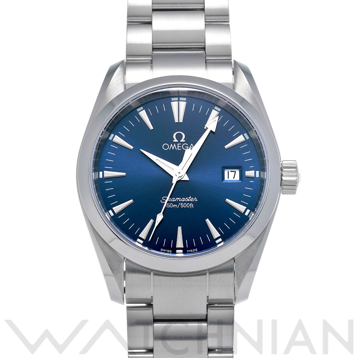 オメガ シーマスター アクアテラ クォーツ 2518.80 ブルー メンズ 時計 【中古】【wristwatch】