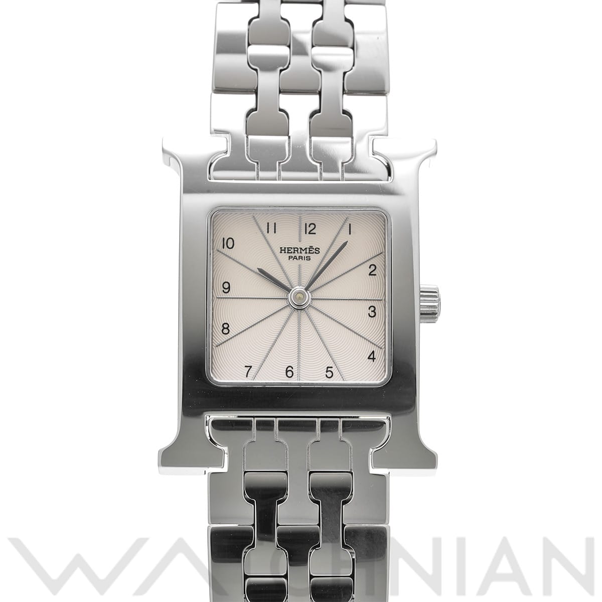 エルメス Hウォッチ HH1.210 アイボリー レディース 時計 【中古】【wristwatch】