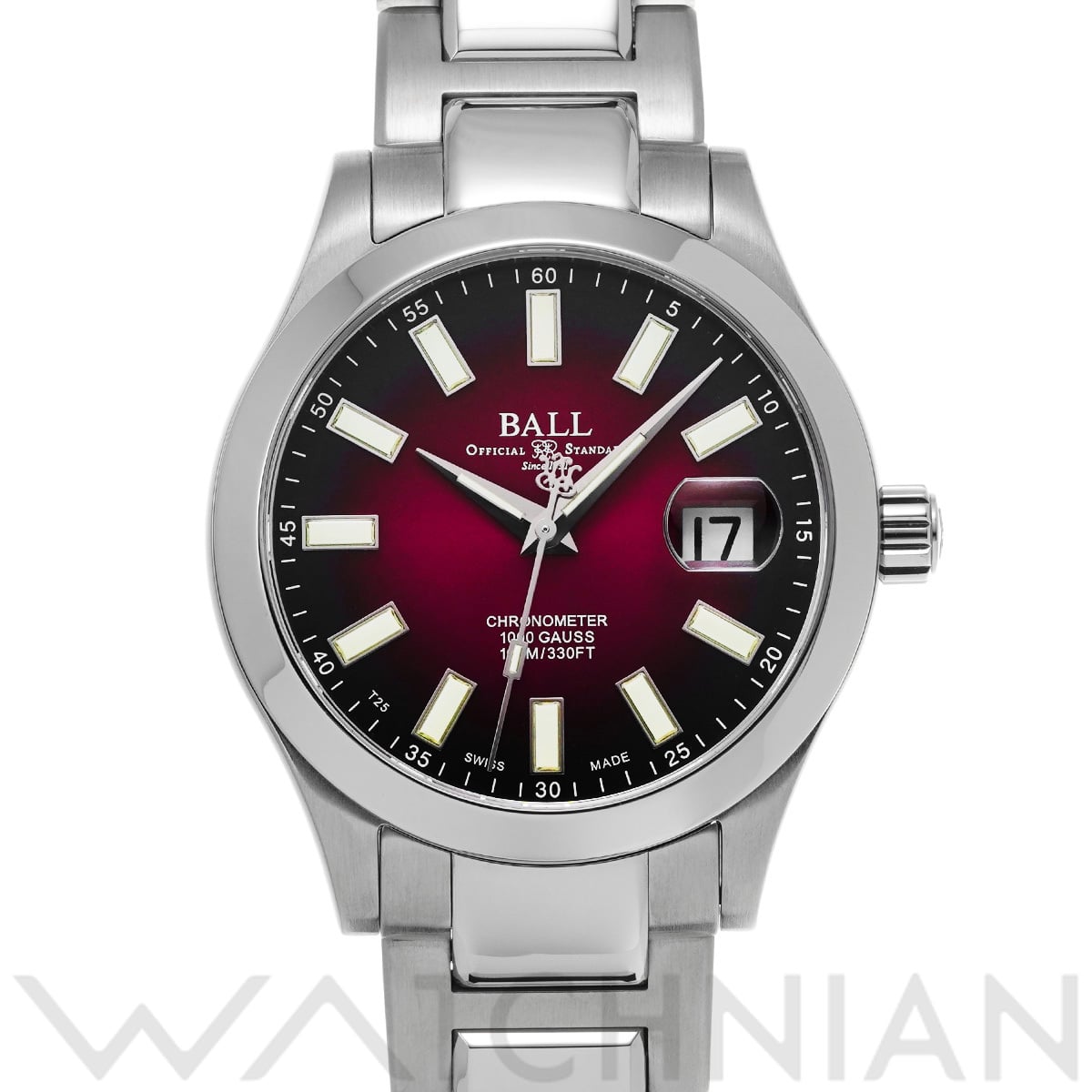 ボールウォッチ マーベライト クロノメーター NM9026C-S6CJ-RD レッド メンズ 時計 【中古】【wristwatch】
