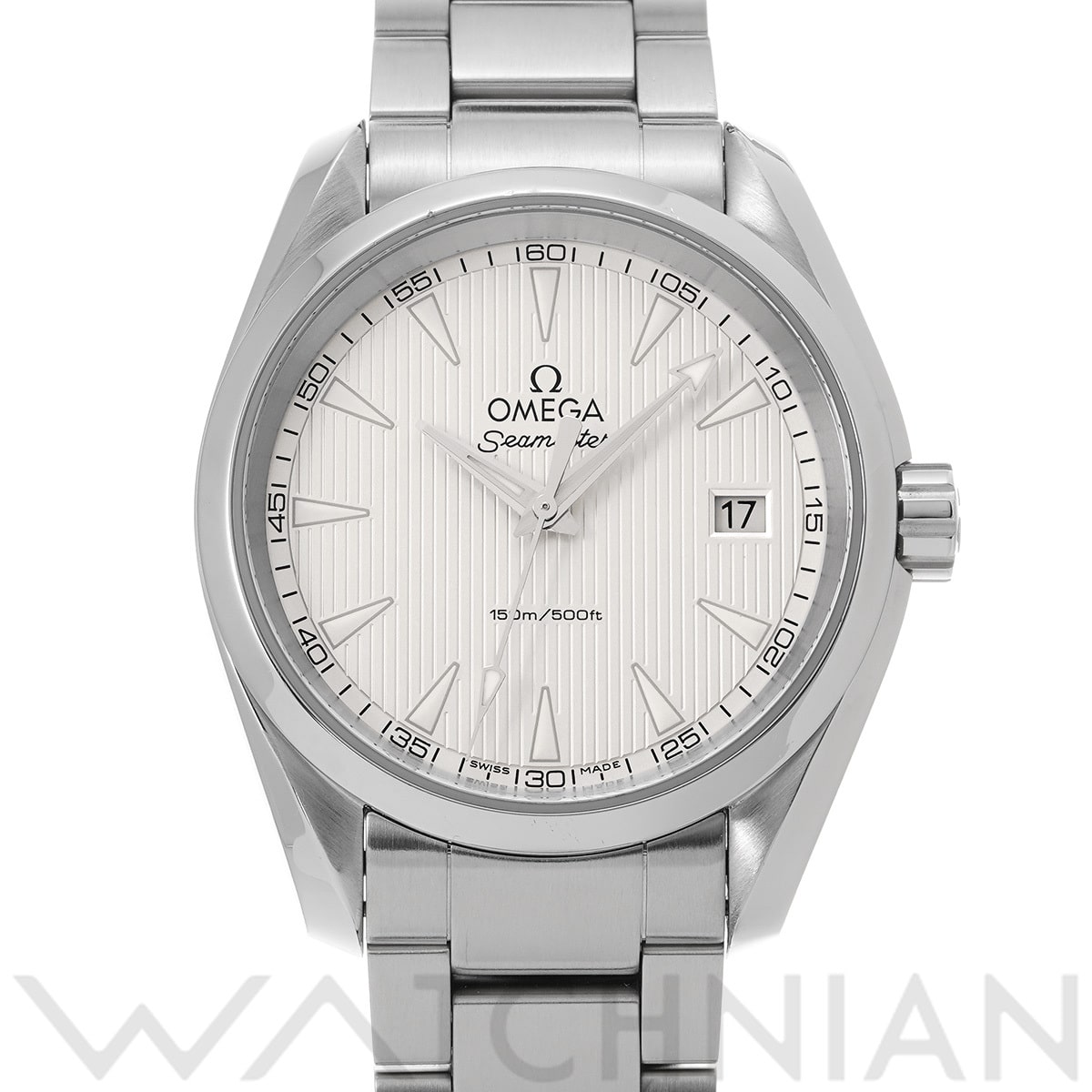 オメガ シーマスター アクアテラ クォーツ 231.10.39.60.02.001 シルバー メンズ 時計 【中古】【wristwatch】