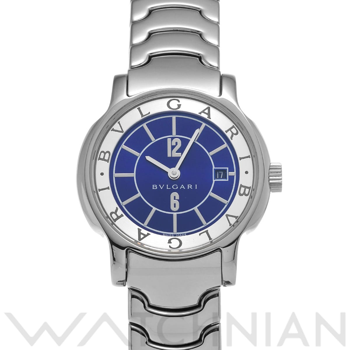 ブルガリ ソロテンポ ST29S ブルー レディース 時計 【中古】【wristwatch】