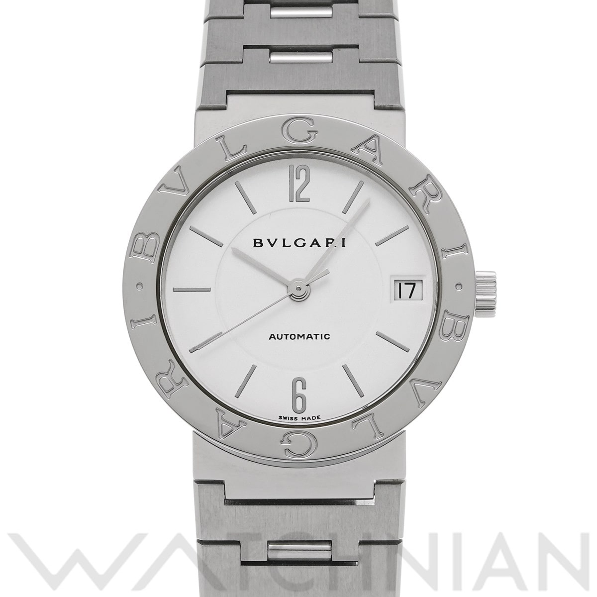 ブルガリ ブルガリブルガリ BB33SS ホワイト メンズ 時計 【中古】【wristwatch】