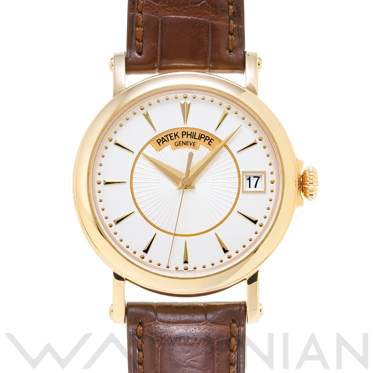 パテック フィリップ カラトラバ オフィサー 5153J-001 シルバー メンズ 時計 【中古】【wristwatch】