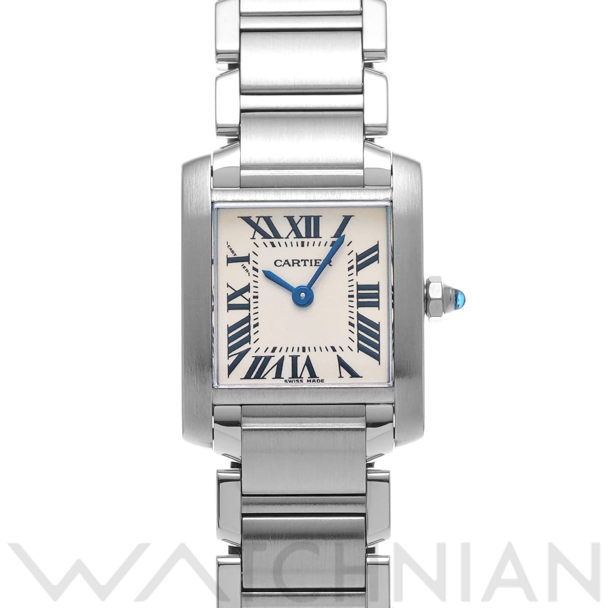 カルティエ タンクフランセーズ SM　 W51008Q3 シルバー レディース 時計 【中古】【wristwatch】