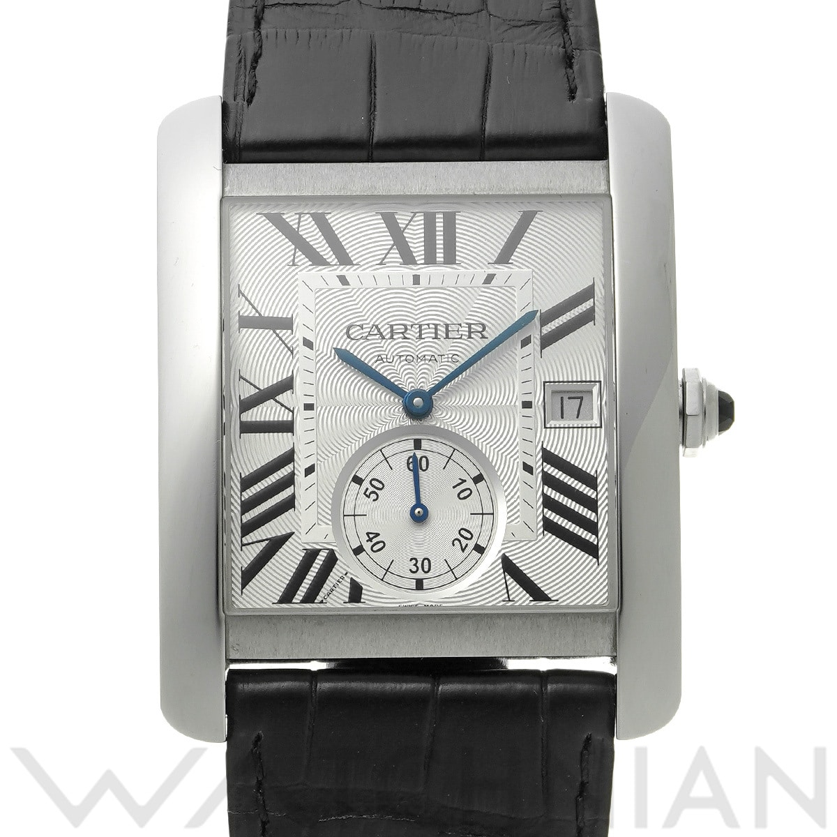 カルティエ タンク MC W5330003 シルバー メンズ 時計 【中古】【wristwatch】