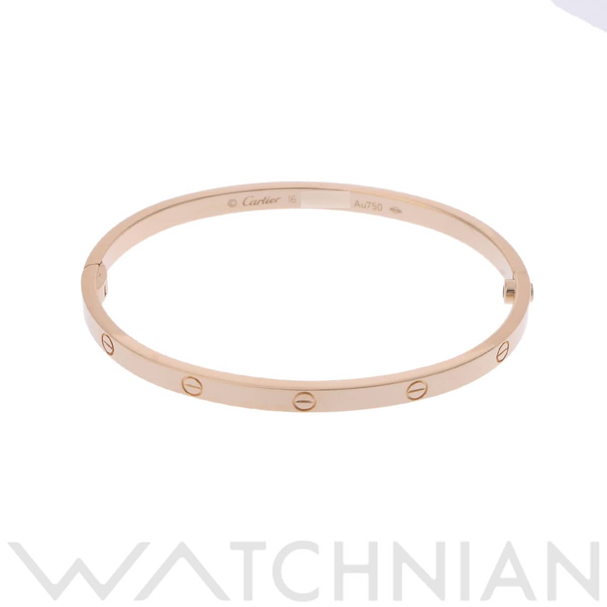 カルティエ ラブブレスレット #16 SM ゴールド K18イエローゴールド YG レディース ジュエリー 【中古】【jewelry】