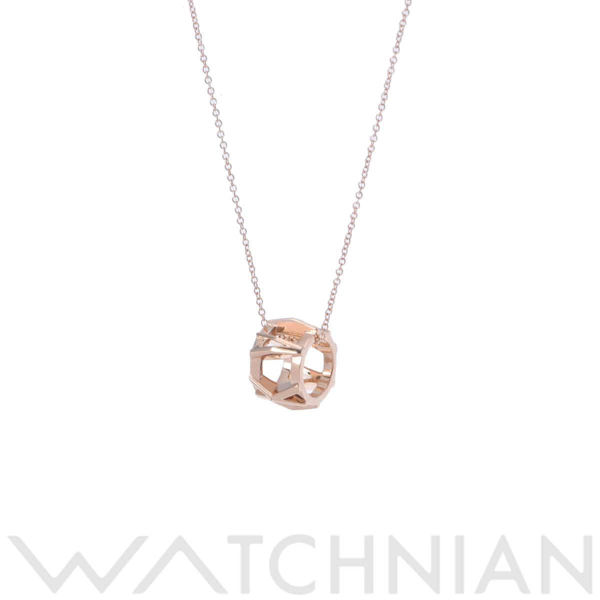 ティファニー アトラス  Xオープン ネックレス ラージ ゴールド K18ピンクゴールド PG レディース ジュエリー 【中古】【jewelry】