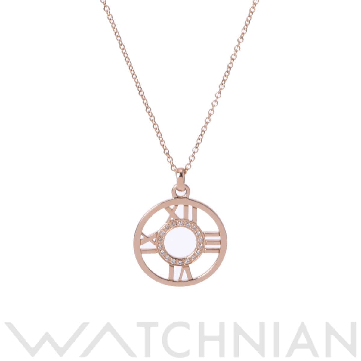 ティファニー アトラス オープン ネックレス ゴールド K18ピンクゴールド PG レディース ジュエリー 【中古】【jewelry】