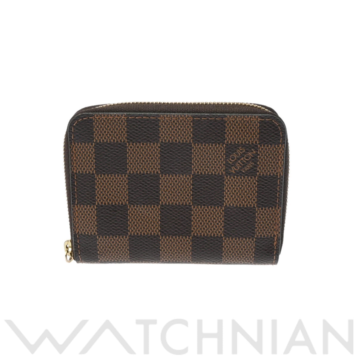 ルイ ヴィトン ダミエ ジッピ―コインパース ブラウン N63070 ダミエキャンバス ユニセックス 財布 【中古】【purse】