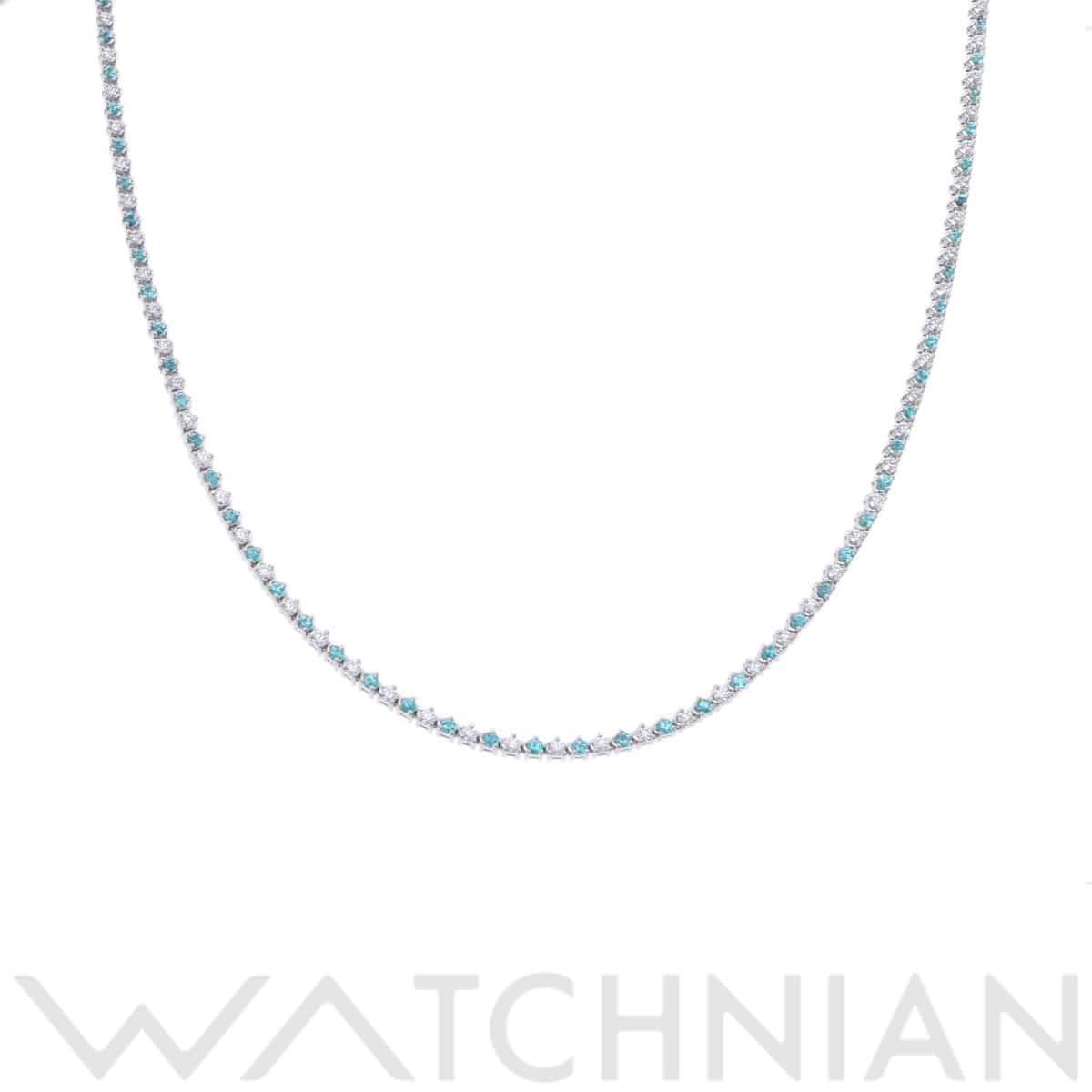 タサキ トルマリンネックレス シルバー Pt900プラチナ レディース ジュエリー 【中古】【jewelry】
