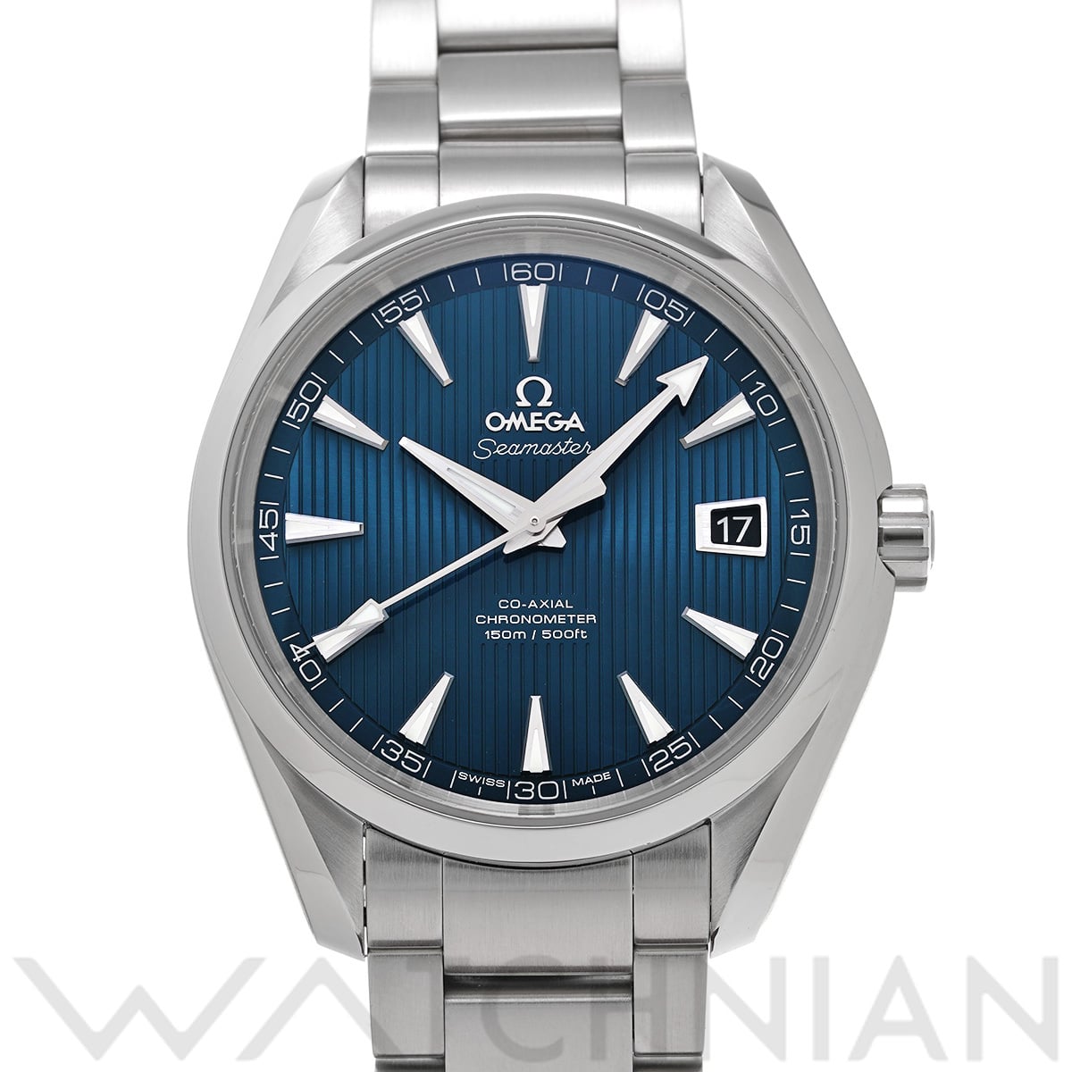 オメガ シーマスター アクアテラ コーアクシャル 231.10.42.21.03.001 ブルー メンズ 時計 【中古】【wristwatch】