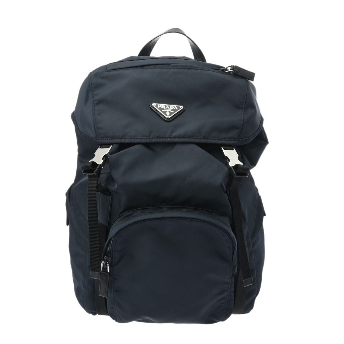 プラダ バックパック ネイビー 1BZ039 ナイロン メンズ バッグ 【中古】【bag】