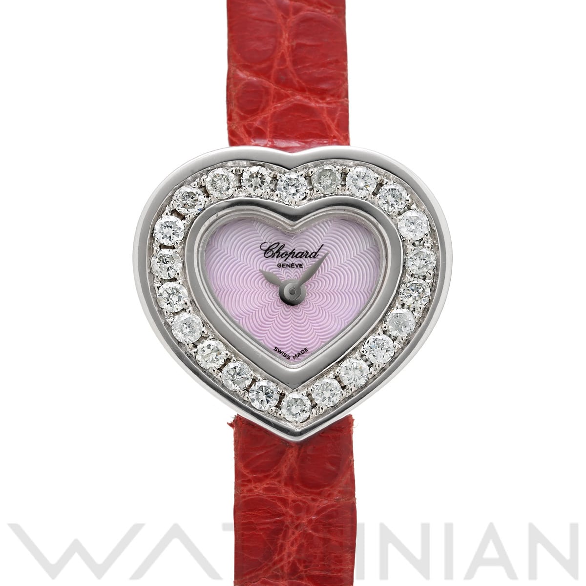 ショパール クラシック ハート 12/6756-1001 ピンク レディース 時計 【中古】【wristwatch】