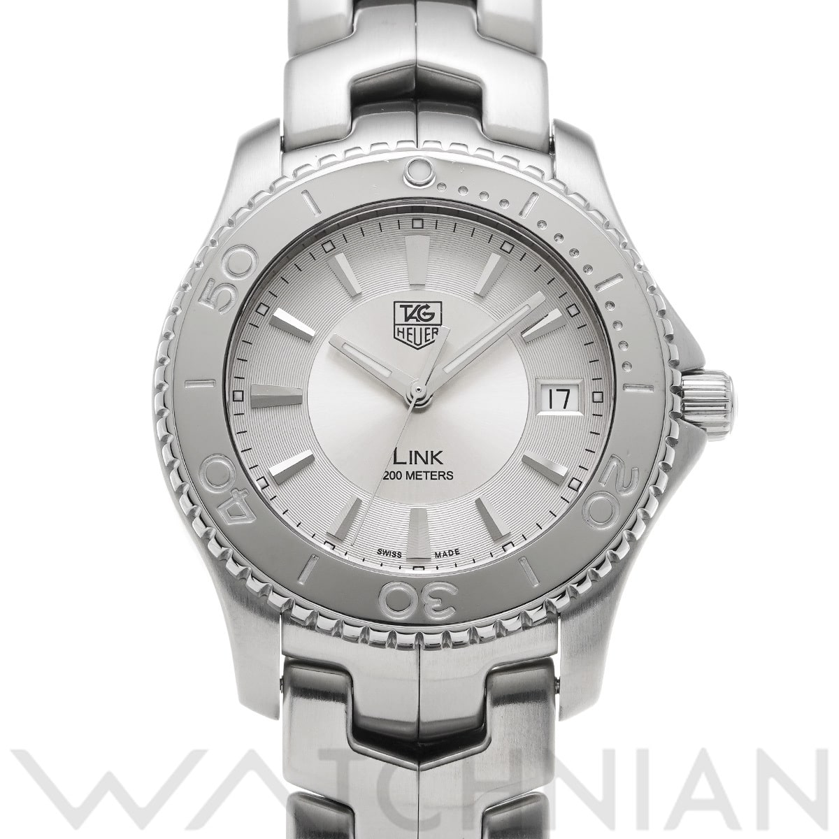 タグ ホイヤー リンク クォーツ WJ1111-0 シルバー メンズ 時計 【中古】【wristwatch】