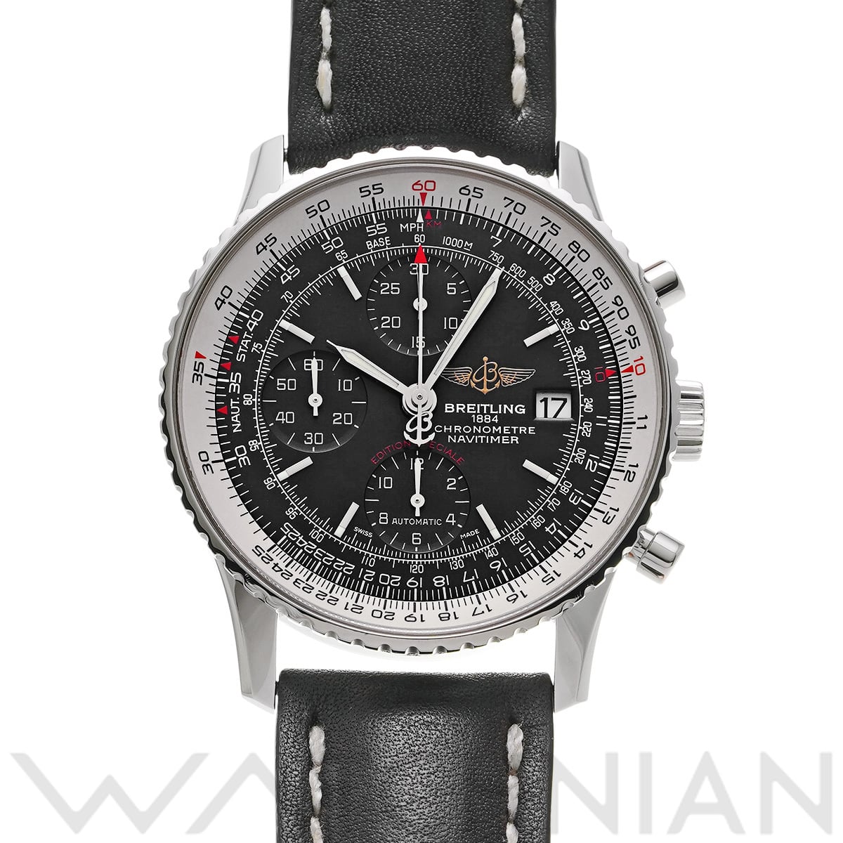 ブライトリング ナビタイマー ヘリテージ A1332412/BF27 ブラック メンズ 時計 【中古】【wristwatch】