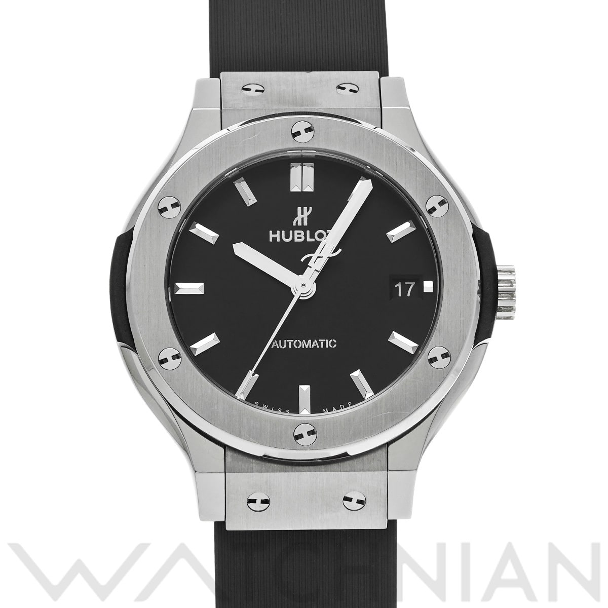 ウブロ クラシックフュージョン チタニウム 565.NX.1171.RX ブラック ユニセックス 時計 【中古】【wristwatch】