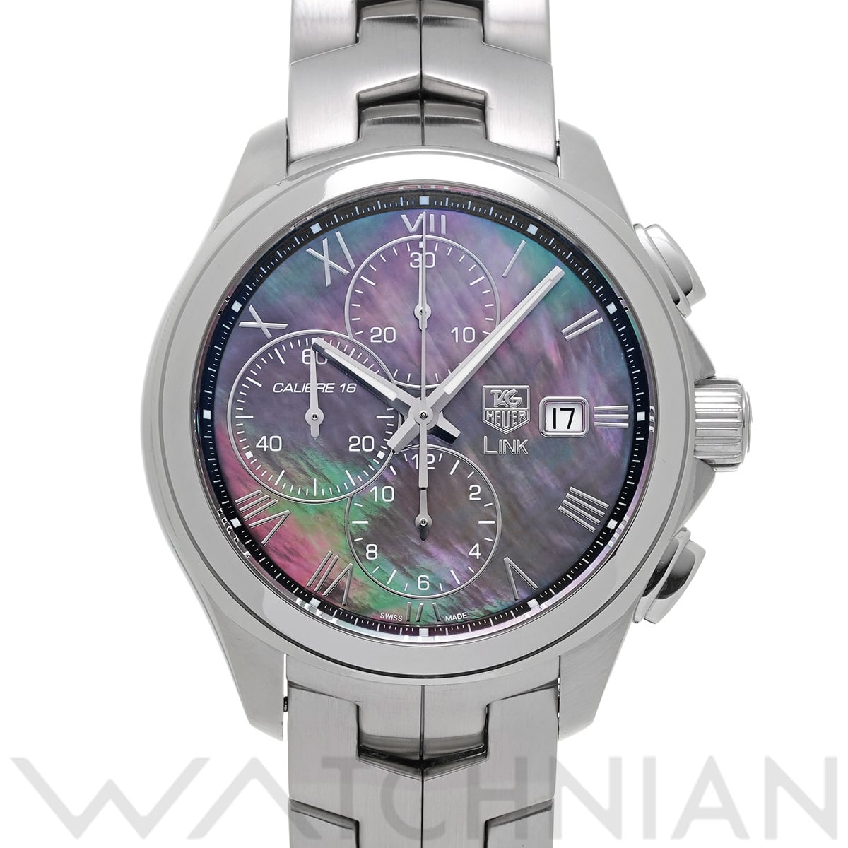 タグ ホイヤー リンク キャリバー16 クロノグラフ CAT2014.BA0952 ブラックシェル メンズ 時計 【中古】【wristwatch】