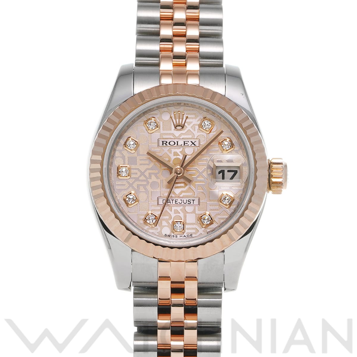 ロレックス レディ デイトジャスト 26 179171G ピンクコンピュータ/ダイヤモンド レディース 時計 【中古】【wristwatch】