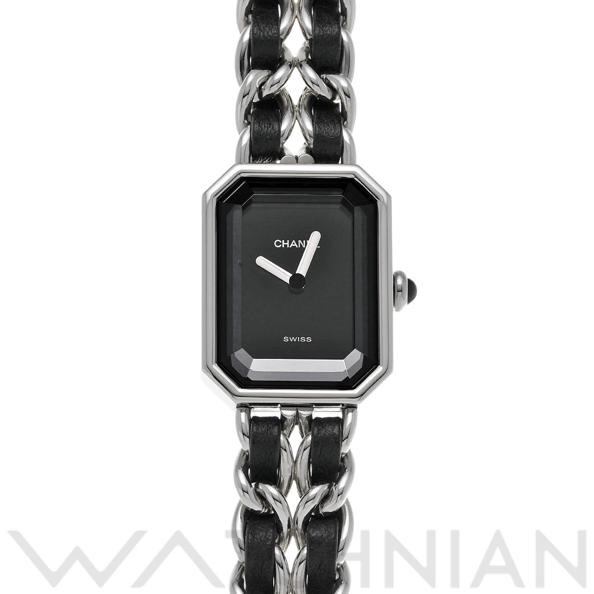 シャネル プルミエール M H0451 ブラック レディース 時計 【中古】【wristwatch】